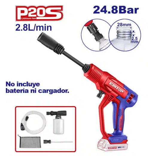 HIDROLIMPIADORA A BATERÍA EMTOP