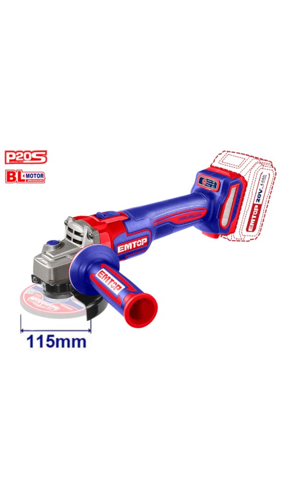 AMOLADORA BATERÍA EMTOP