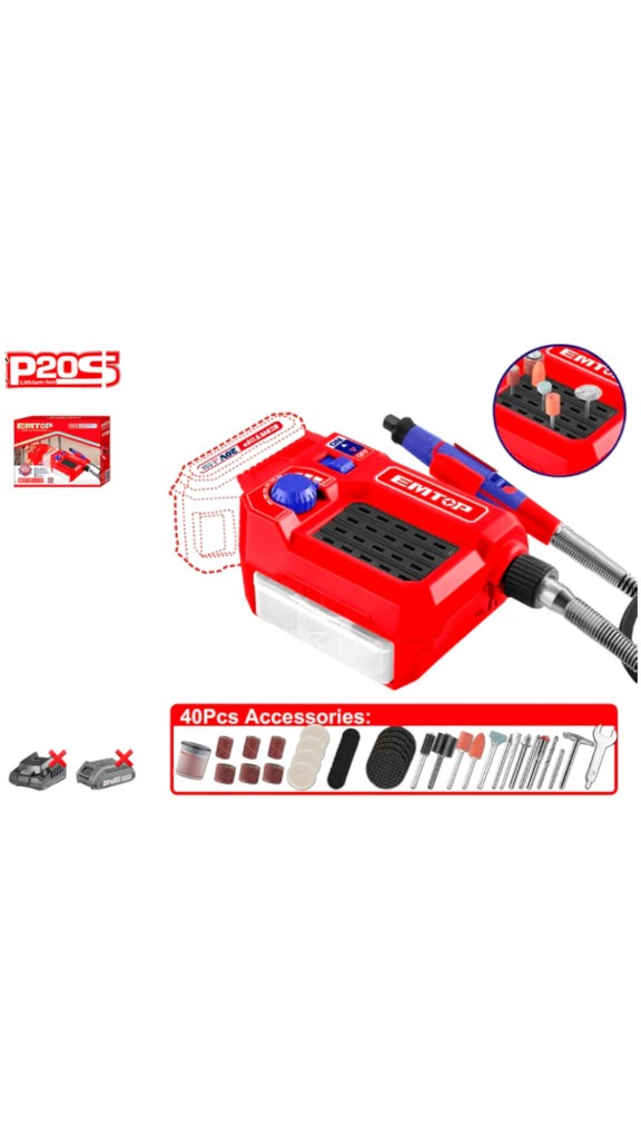 MINI RECTIFICADORA DE MATRICES A BATERÍA EMTOP