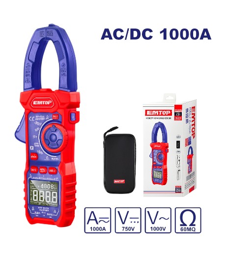 MULTÍMETRO DIGITAL CON PINZA EMTOP