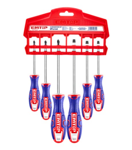 SET 6 DESTORNILLADORES EMTOP