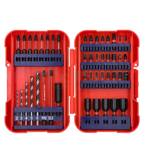 CONJUNTO 45 ACCESORIOS DESTORNILLADOR DE IMPACTO