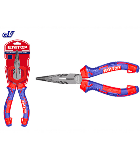 ALICATES PUNTA LARGA EMTOP 200MM