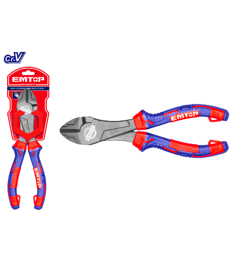 ALICATE DE CORTE DIAGONAL EMTOP 180MM