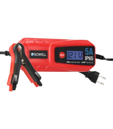 CARGADOR BATERÍAS SOWELL 6/12V 5A