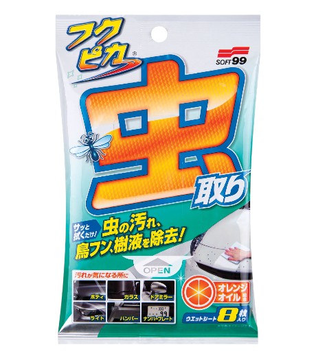 TOALLITAS PARA INSECTOS Y EXCREMENTOS FUKUPIKA BUG & DROPPINGS WIPES