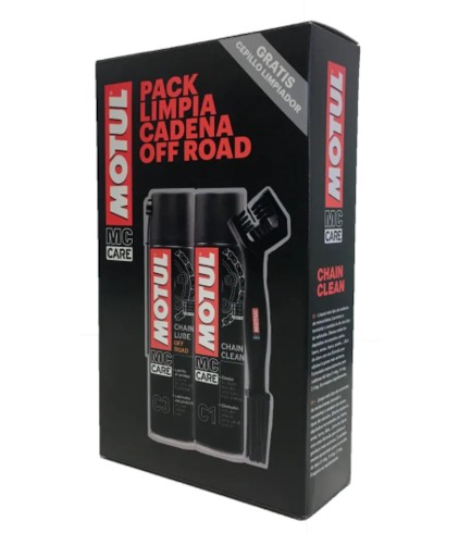 MOTUL PACK LIMPIA CADENAS OFF ROAD C1+C3