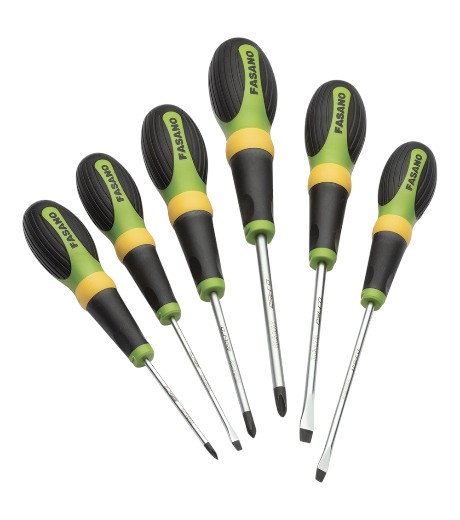 JUEGO 6 DESTORNILLADORES FASANO