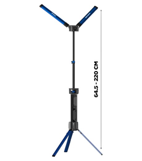 TRIPODE LED TELESCÓPICO BATERÍA 10000 LM