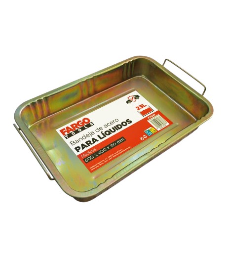BANDEJA ACERO PARA LIQUIDOS FARGO TOOLS 23 LITROS