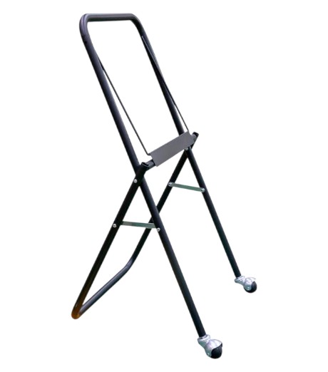 SOPORTE BOBINA PAPEL INDUSTRIAL CON RUEDAS